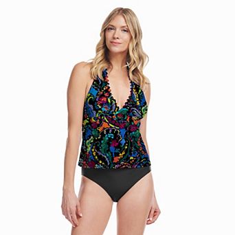 Women's Mazu Swim Scallop Halter Tankini Top