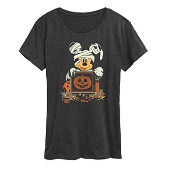 Women's Disney's Mickey Mouse Mummy Halloween Graphic Tee