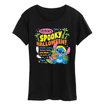 Women's Disney's Lilo & Stitch “Stitch's Spooky Halloween” Graphic Tee