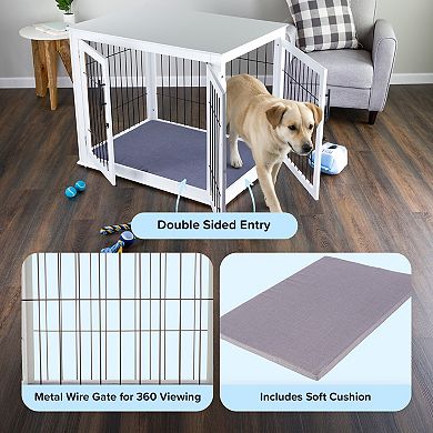 PetMaker 36-inch Wooden Dog Crate