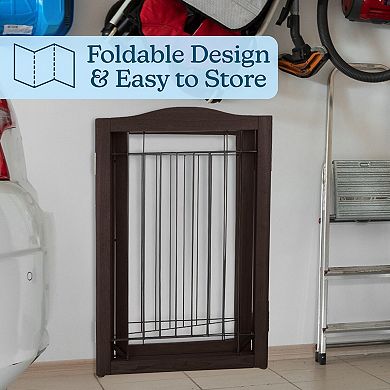 PetMaker 4-Panel Pet Gate with Door