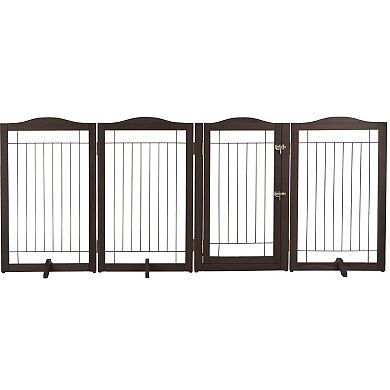 PetMaker 4-Panel Pet Gate with Door
