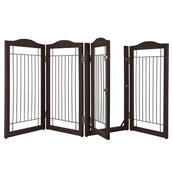 PetMaker 4-Panel Pet Gate with Door