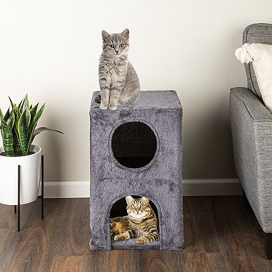 PetMaker 2-Story Cat Condo House for Indoor Use