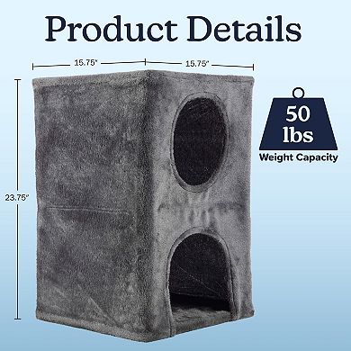 PetMaker 2-Story Cat Condo House for Indoor Use