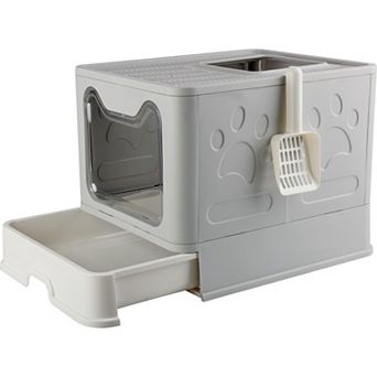PetMaker Hooded Litter Box with Scoop