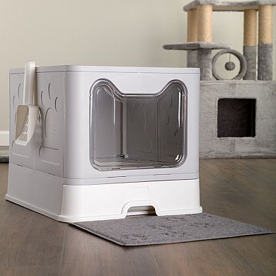 PetMaker Hooded Litter Box with Scoop