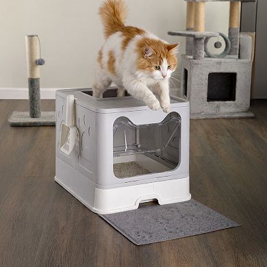 PetMaker Hooded Litter Box with Scoop