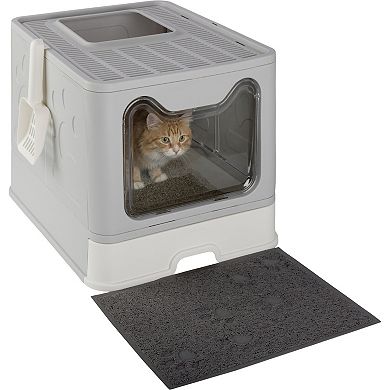 PetMaker Hooded Litter Box with Scoop