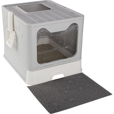 PetMaker Hooded Litter Box with Scoop
