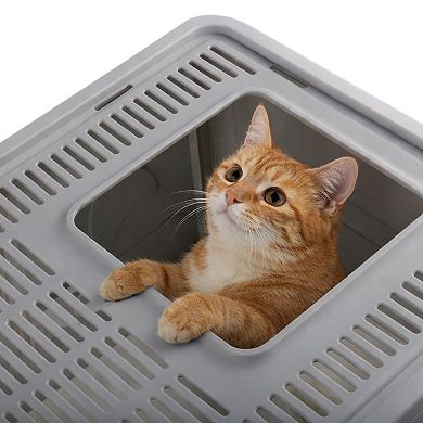 PetMaker Hooded Litter Box with Scoop