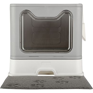PetMaker Hooded Litter Box with Scoop