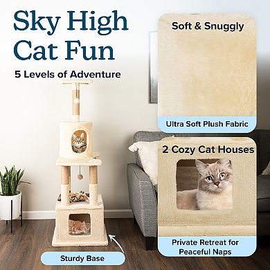 PetMaker Multi-Tier Cat Tree Tower