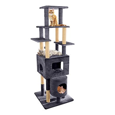 PetMaker 8-Tier Cat Tower with 2 Cat Houses