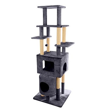 PetMaker 8-Tier Cat Tower with 2 Cat Houses