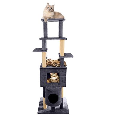 PetMaker 8-Tier Cat Tower with 2 Cat Houses