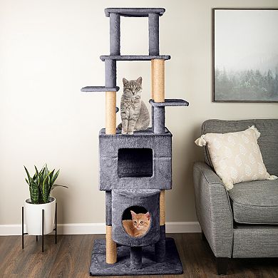 PetMaker 8-Tier Cat Tower with 2 Cat Houses