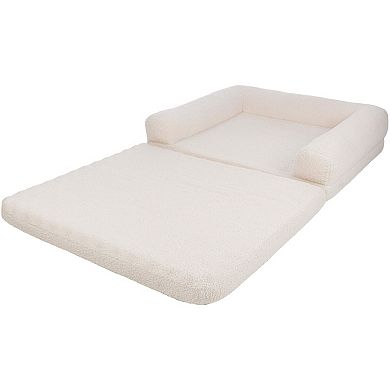 PetMaker Rectangular Pet Bed with Bolsters