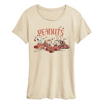 Women's Peanuts Snoopy & Friends Pumpkin Patch Graphic Tee