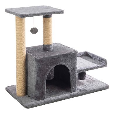 PetMaker Multi-Level Cat Tree with Scratching Post & Play Area