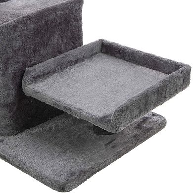 PetMaker Multi-Level Cat Tree with Scratching Post & Play Area