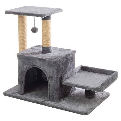 PetMaker Multi-Level Cat Tree with Scratching Post & Play Area