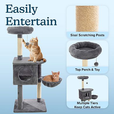 PetMaker 47-inch Multi-Tier Cat Tree Tower