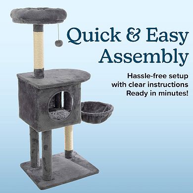 PetMaker 47-inch Multi-Tier Cat Tree Tower