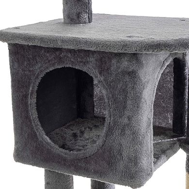 PetMaker 47-inch Multi-Tier Cat Tree Tower