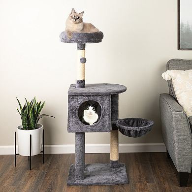 PetMaker 47-inch Multi-Tier Cat Tree Tower