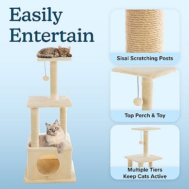 PetMaker 44-inch Multi-Tier Cat Tree Tower