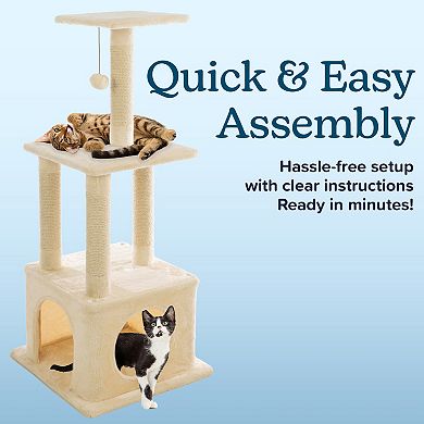 PetMaker 44-inch Multi-Tier Cat Tree Tower
