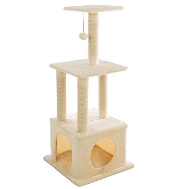 PetMaker 44-inch Multi-Tier Cat Tree Tower