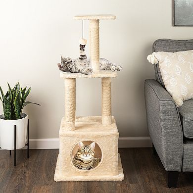 PetMaker 44-inch Multi-Tier Cat Tree Tower