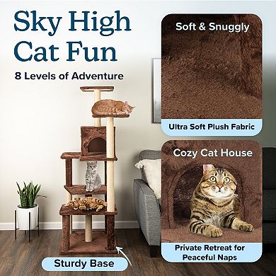 PetMaker 6-Tier Cat Tower Scratching Post