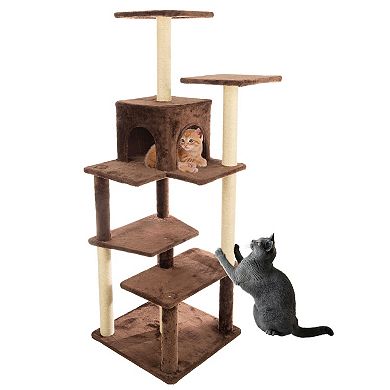 PetMaker 6-Tier Cat Tower Scratching Post