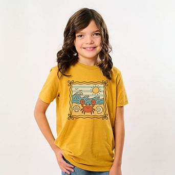 Crab Frame - Youth Short Sleeve Graphic T-Shirt