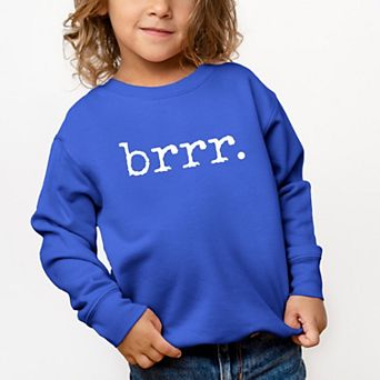 Brrr Typewriter - Toddler Graphic Sweatshirt