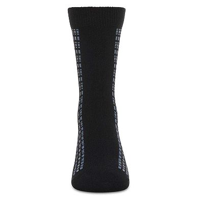 Boy's Vertical Dashed Line Crew Socks
