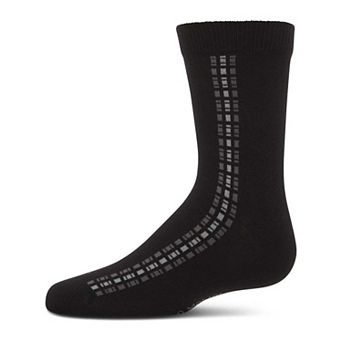Boy's Vertical Dashed Line Crew Socks