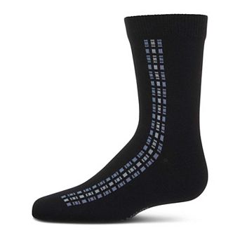 Boy's Vertical Dashed Line Crew Socks