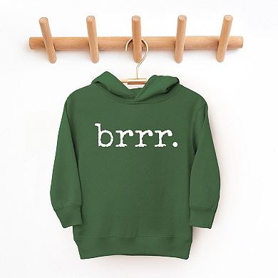Brrr Typewriter - Toddler Hoodie