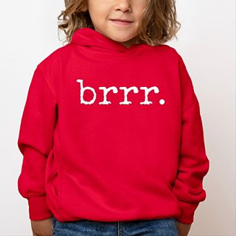 Brrr Typewriter - Toddler Hoodie