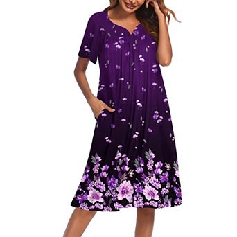 Ekouaer Womens House Dress with Pockets