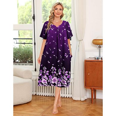 Ekouaer Womens House Dress with Pockets