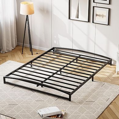 Low Bed Frame Twin Size, 6 Inch Heavy Duty Metal Platform Bed Frame