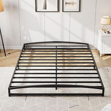 Low Bed Frame Twin Size, 6 Inch Heavy Duty Metal Platform Bed Frame