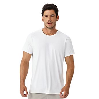 Men's Quick Dry Athletic T-Shirt Short Sleeve Top for Gym, Running & Training