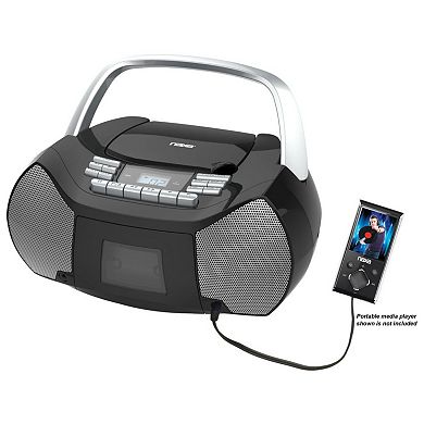 Naxa Portable CD & Cassette Boombox