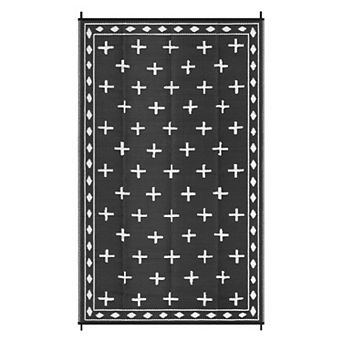 Waterproof Outdoor Rug, Modern Reversible Plastic Straw Patio Camping Rugs